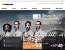Tablet Screenshot of hankooktire.com